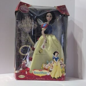 Rare 2009 Porcelain Disney Snow White Doll By Brass Key - Crystal Dream Edition